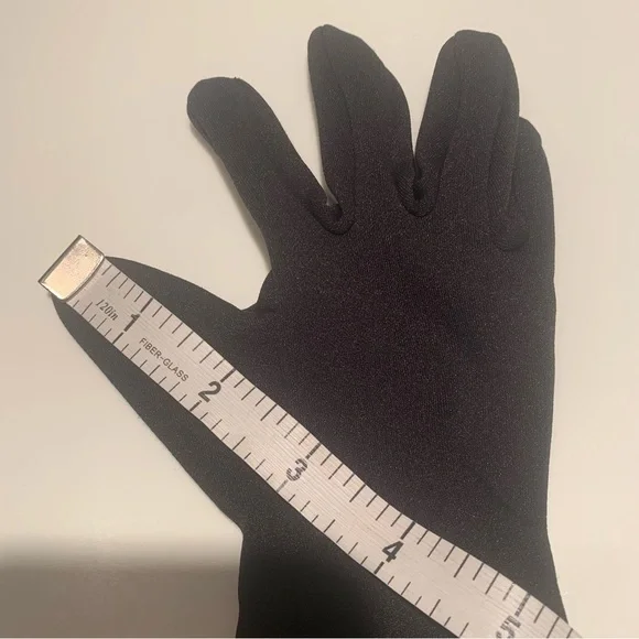 REI Kids Glove Liners Lightweight Stretch Black - Picture 6 of 9